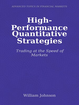 cover image of High-Performance Quantitative Strategies